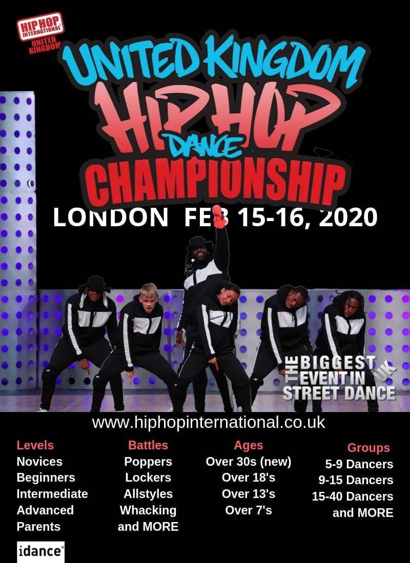 Announcing the UK Hip Hop Dance Championship 2020 - LONDON!